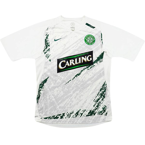 Camiseta Celtic Segunda Equipo Retro 2007 2008 Blanco